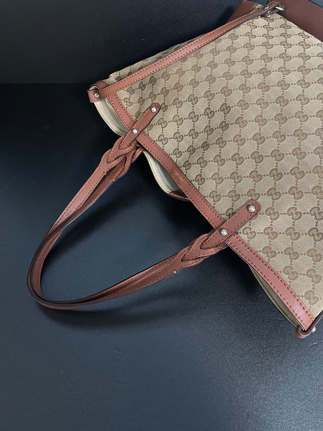 GUCCI 구찌 클래식 GG캔버스 자가드 쇼퍼백 상품이미지3