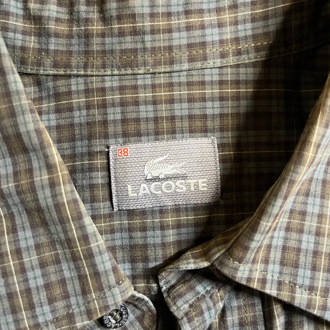 라코스테 체크셔츠 상품이미지5