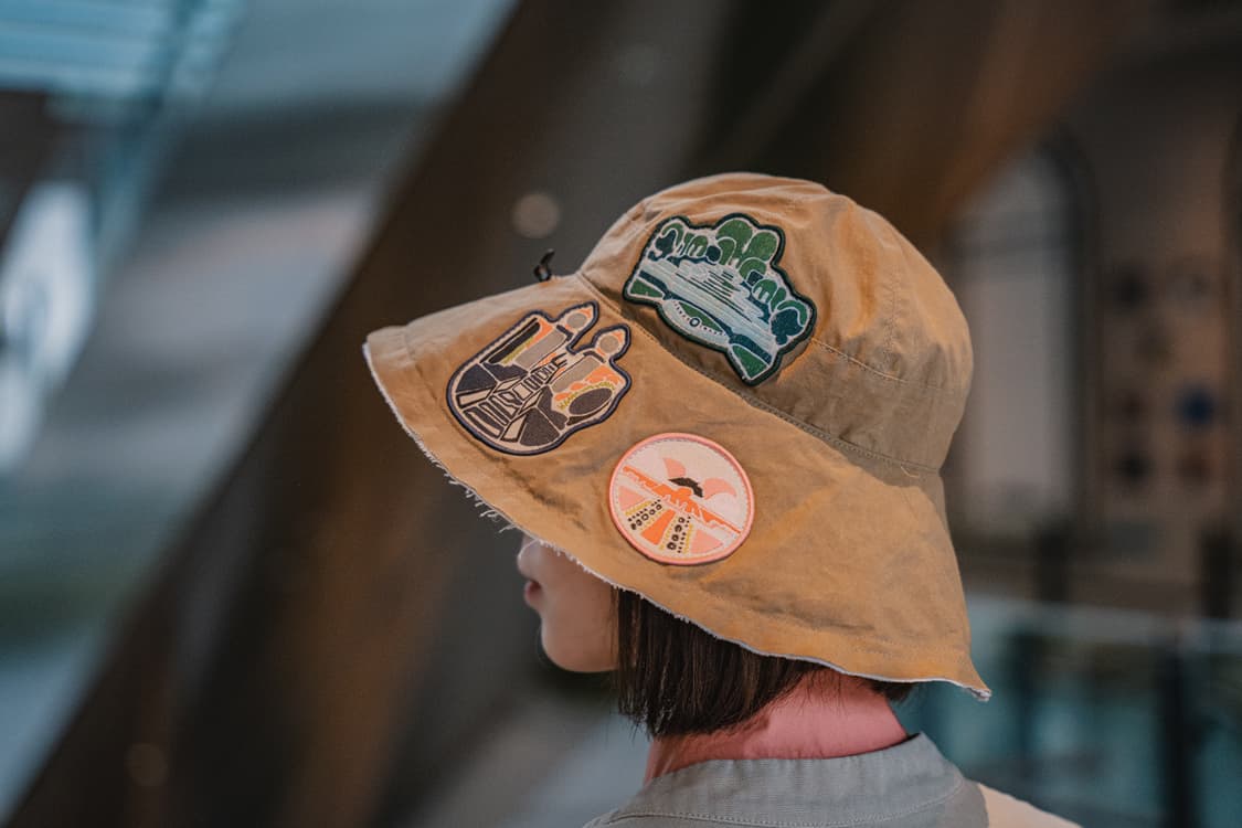 Toogood 투굿 더 플로리스트 버킷 햇 UK 수베니어 뱃지 가든컬러 상품이미지5