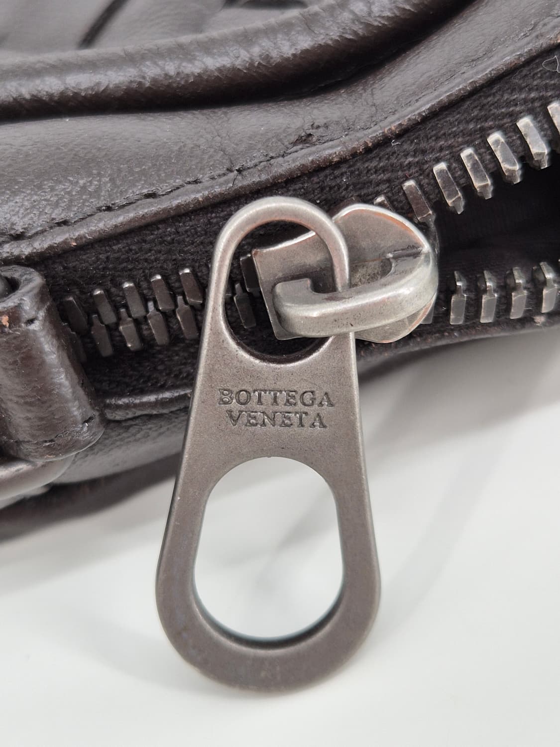 보테가베네타 인트레치아토 브리프케이스 다크브라운컬러 상품이미지9