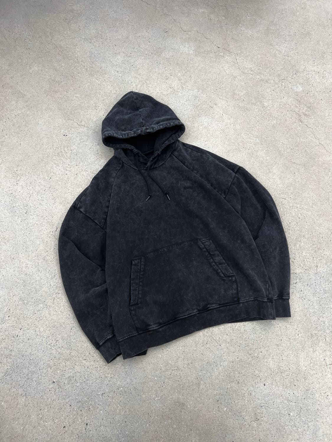 준지 24ss 가먼트다잉 루즈핏 후드 티셔츠 상품이미지2