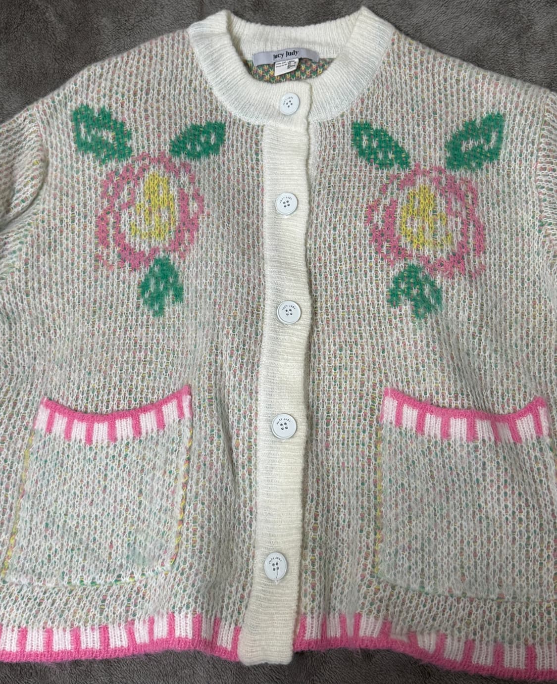 쥬시쥬디 쟈가드니트 가디건 상품이미지3