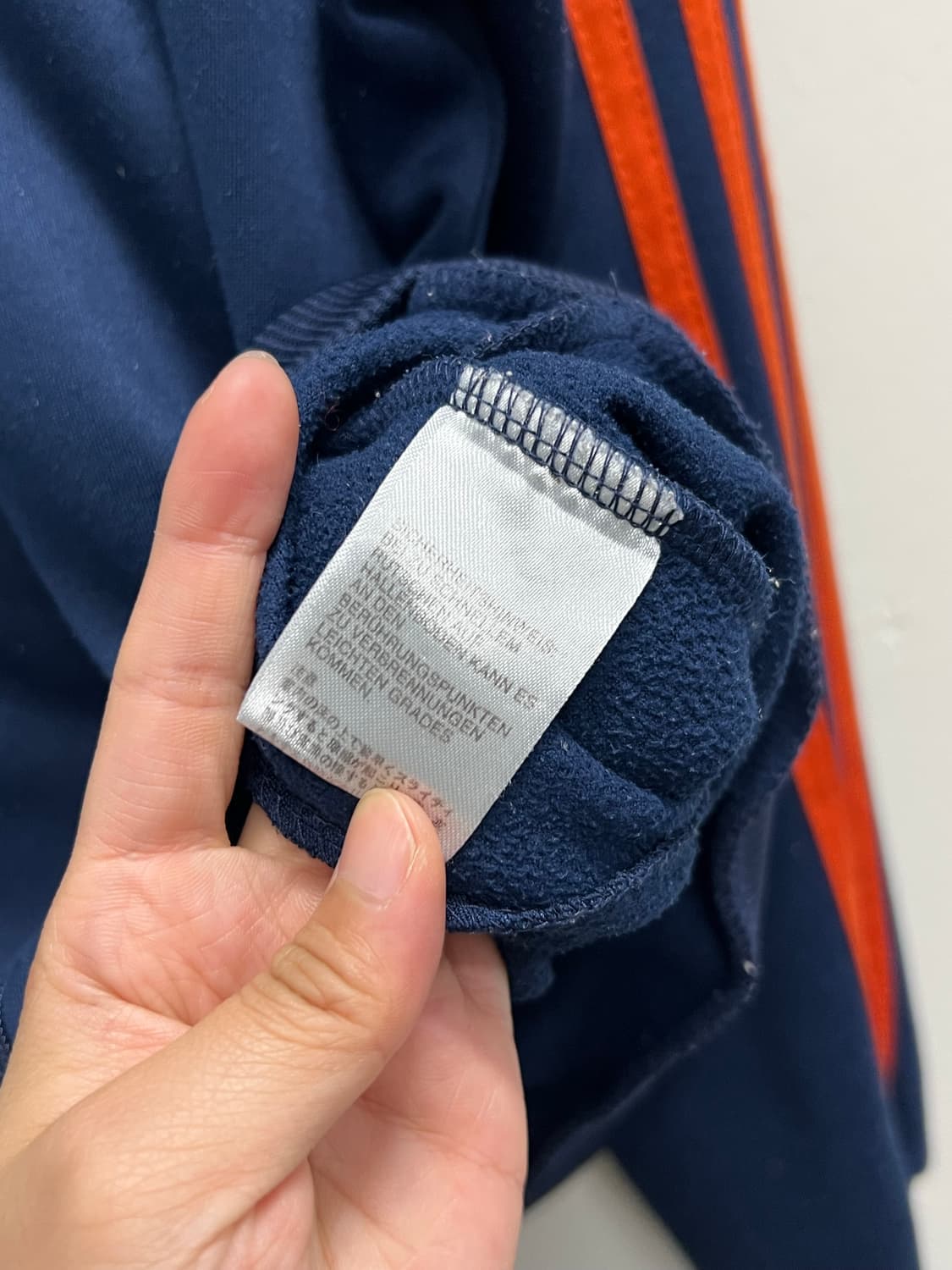 (100) 아디다스 구형 파이어버드 트랙탑 져지 네이비/오렌지 상품이미지6