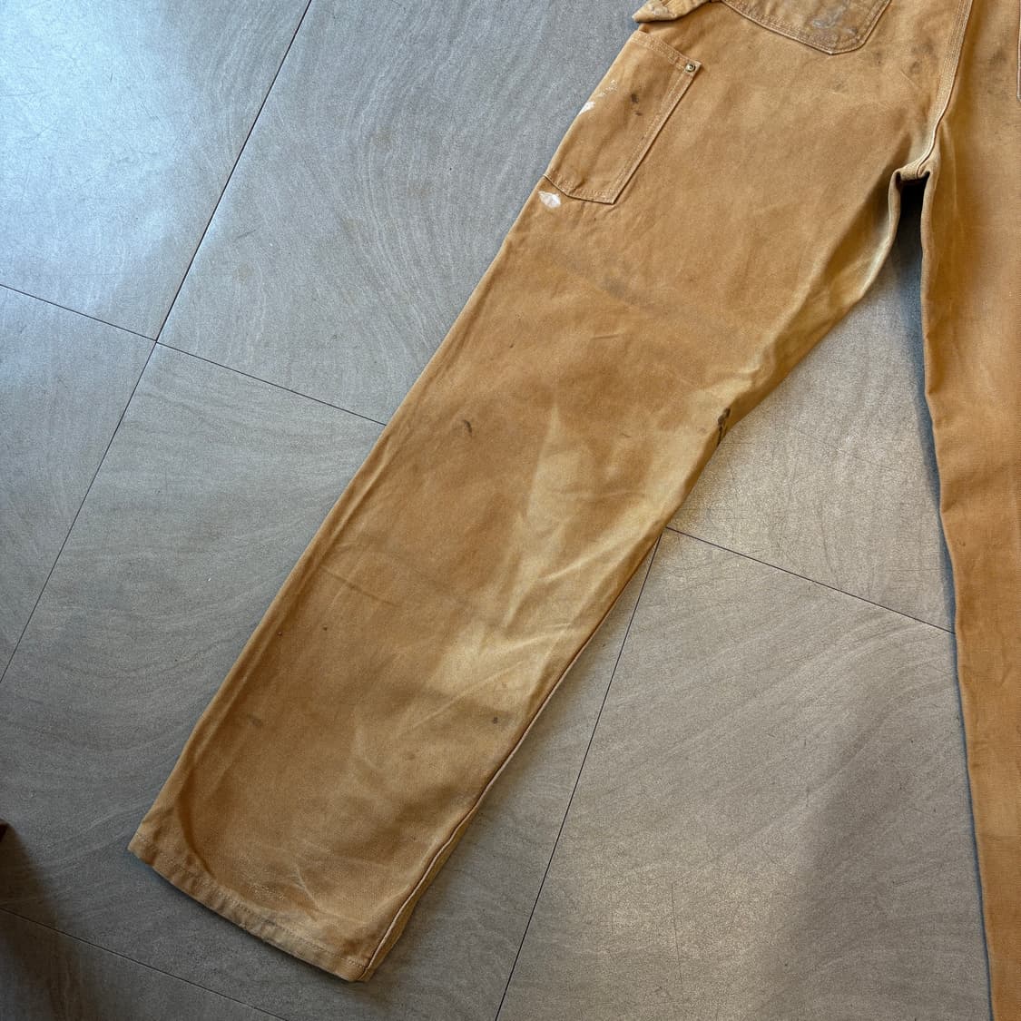 칼하트 정품 미국 생산 브라운 더블니 팬츠 상품이미지8