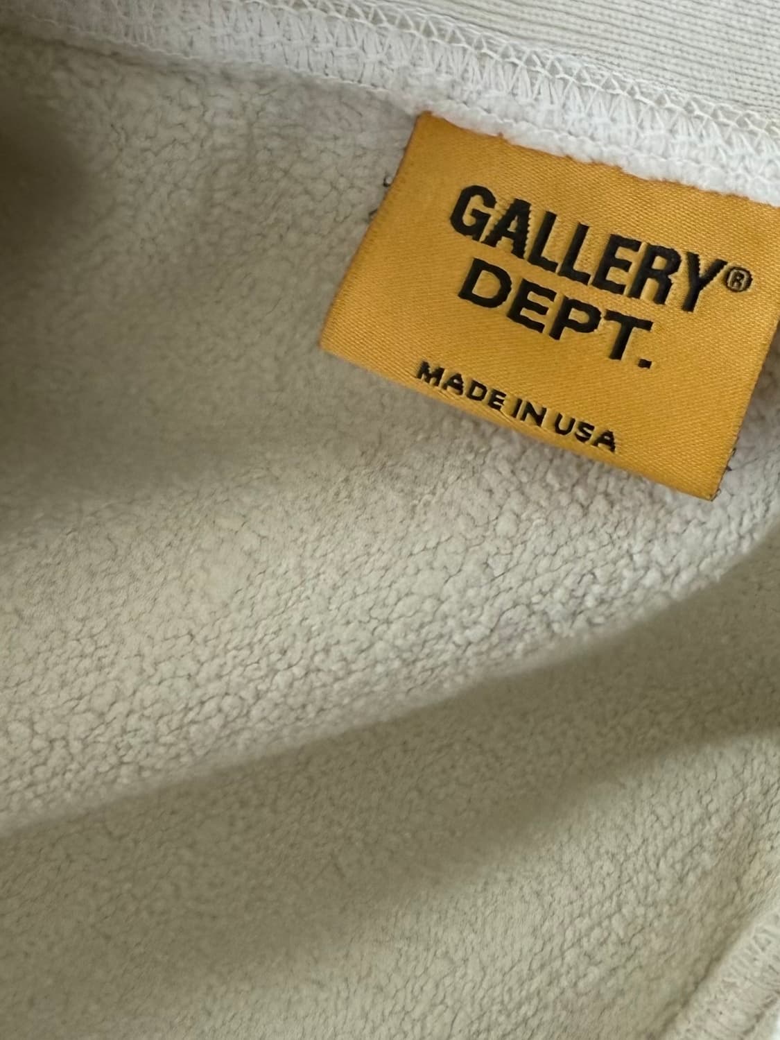 [갤러리 디파트먼트 | L] 크림 후디 플레인 상품이미지8