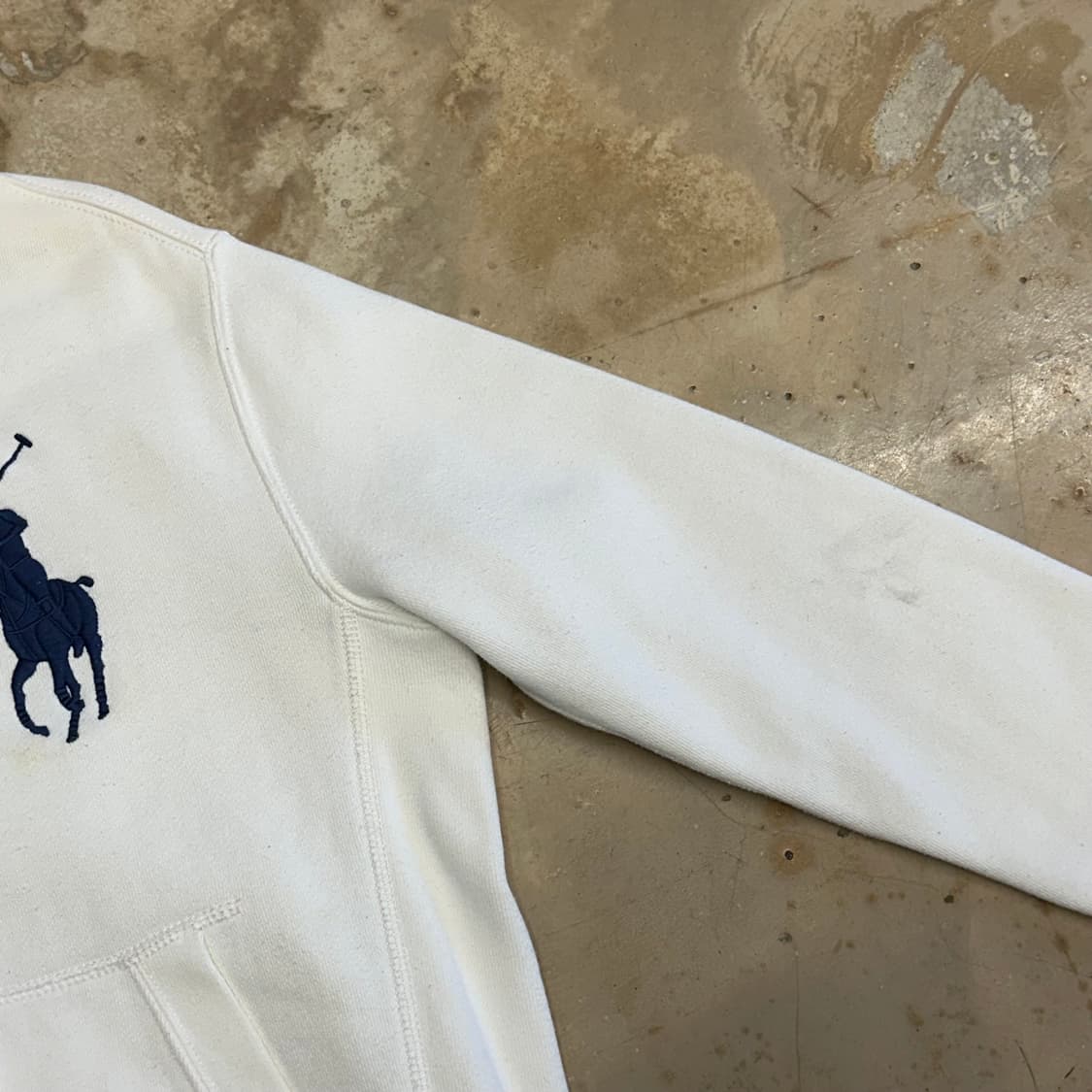 S 폴로랄프로렌 빅포니 화이트 후드티 상품이미지10