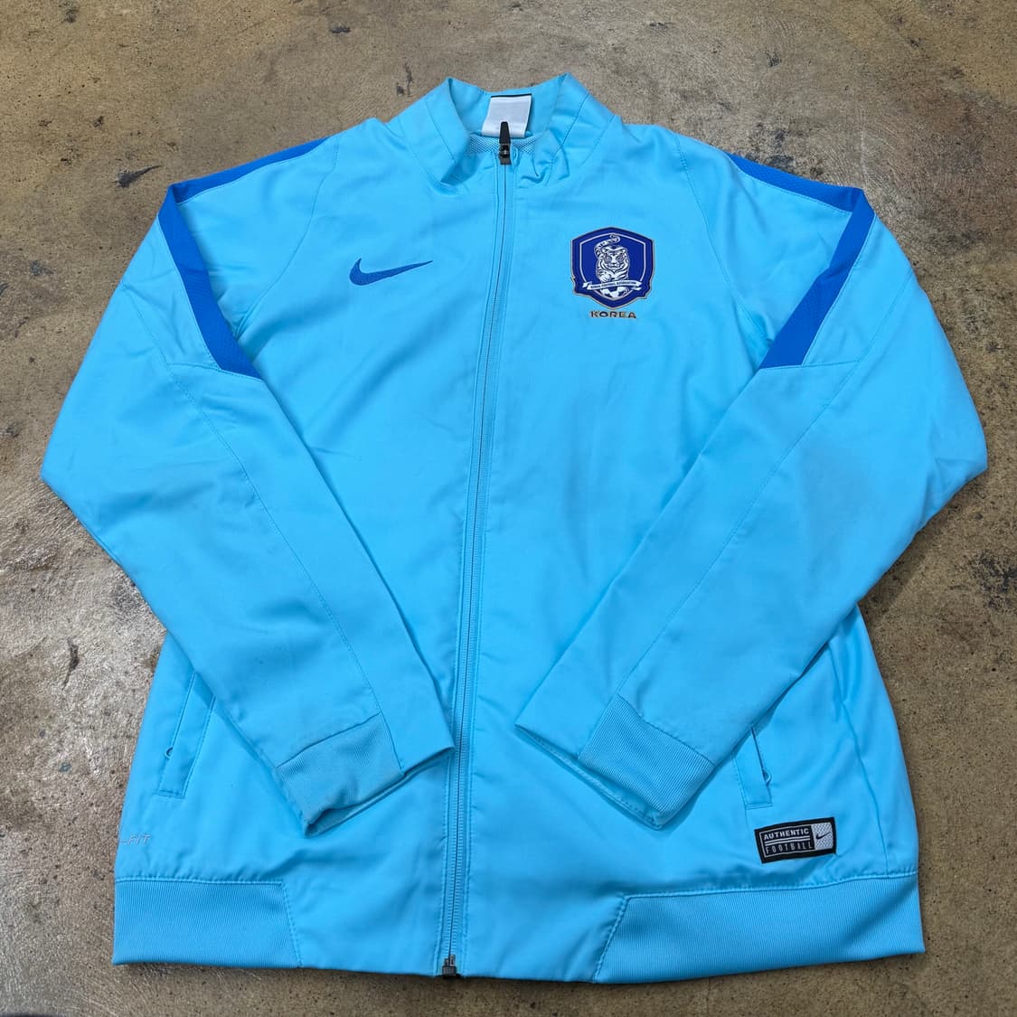 [정품/M] 나이키 대한민국 축구 국가대표 트랙탑 져지 블루 b15 상품이미지2