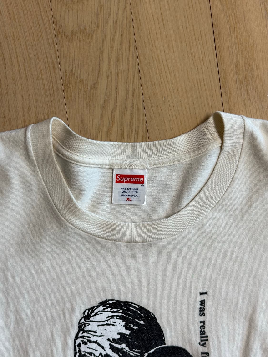 Supreme Freaking Out T-shirt Natural 반팔티 상품이미지3