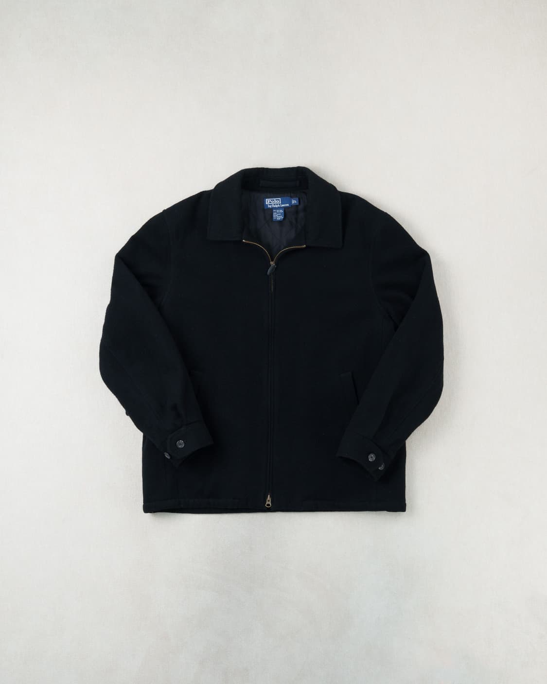 (L) 빈티지 폴로 울 블루종 자켓 상품이미지1