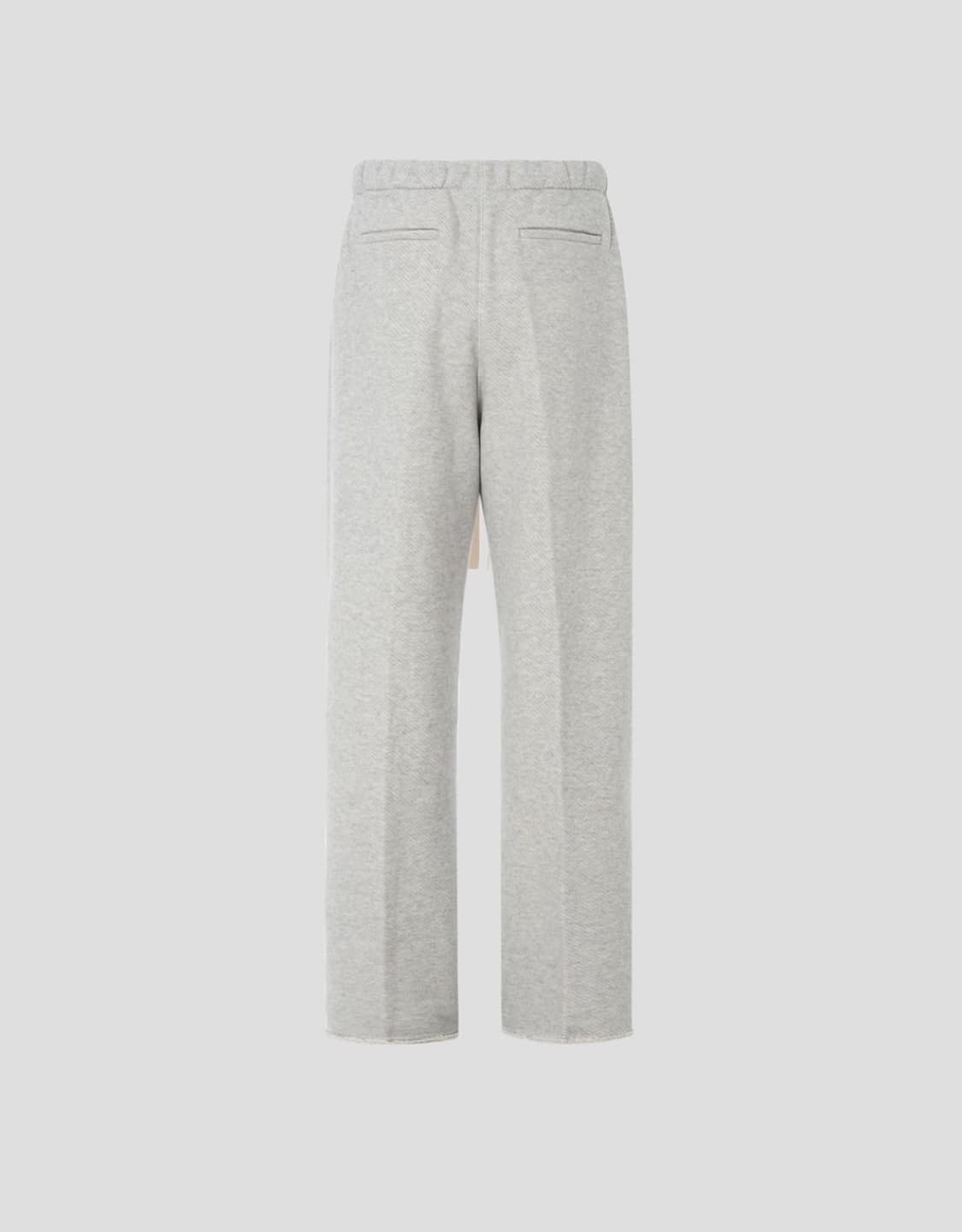 [새상품/L] 렉토 RECTO 로고 자수 코튼 저지 와이드 팬츠 (라이트 상품이미지2