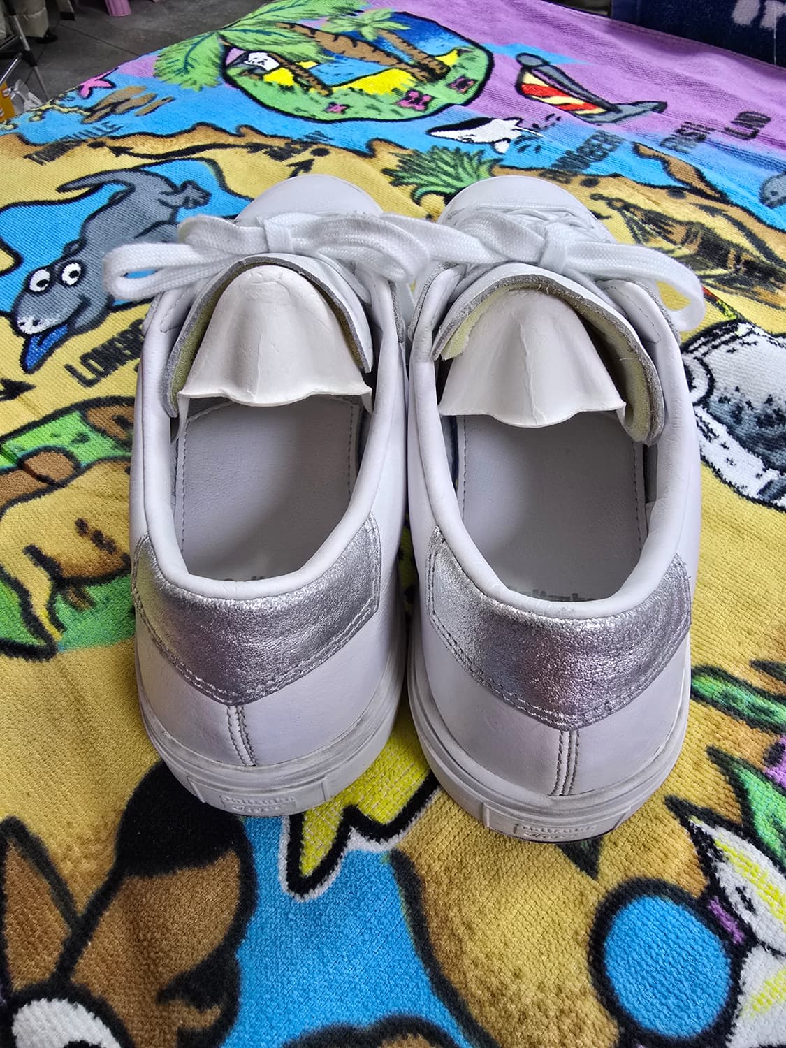 오니츠카 타이거 흰색 가죽 스니커즈 (1467) 상품이미지4