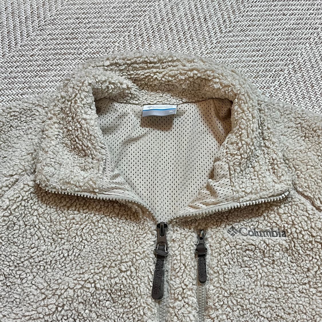 [정품] 콜롬비아 베이지 뽀글이 후리스 [ XL ] 상품이미지4
