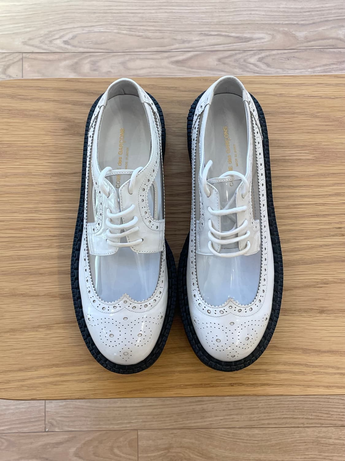 꼼데가르송 white oxford  creeper 상품이미지7