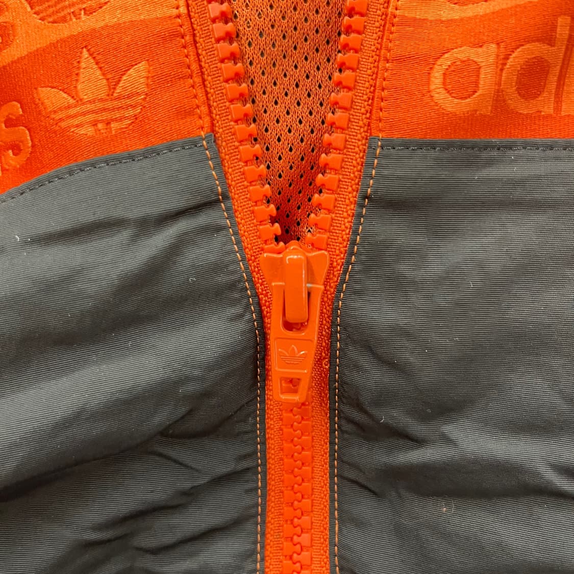 [정품/L] 아디다스 아노락 바람막이 오렌지블랙 b18 상품이미지5