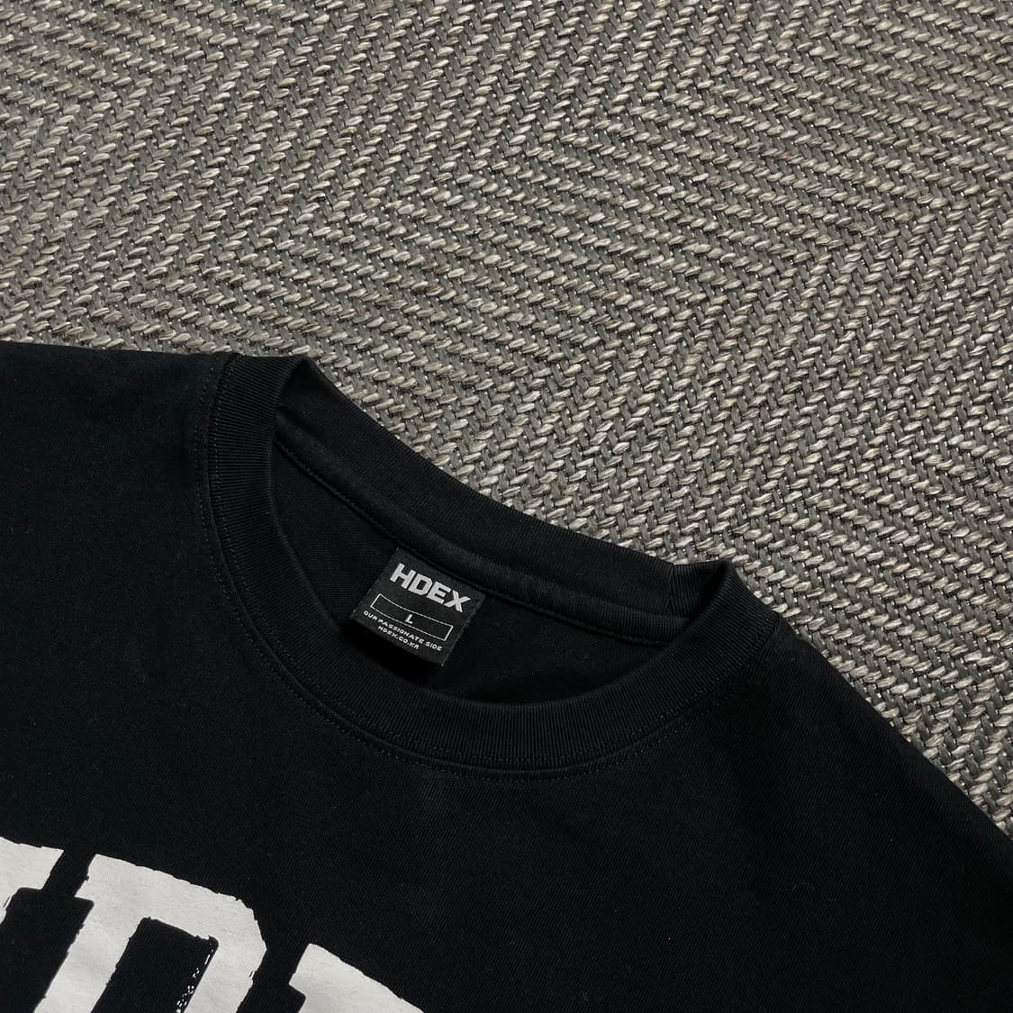 HDEX ATHLETICS 빅로고 블랙 반팔 티셔츠 y 4570 상품이미지6