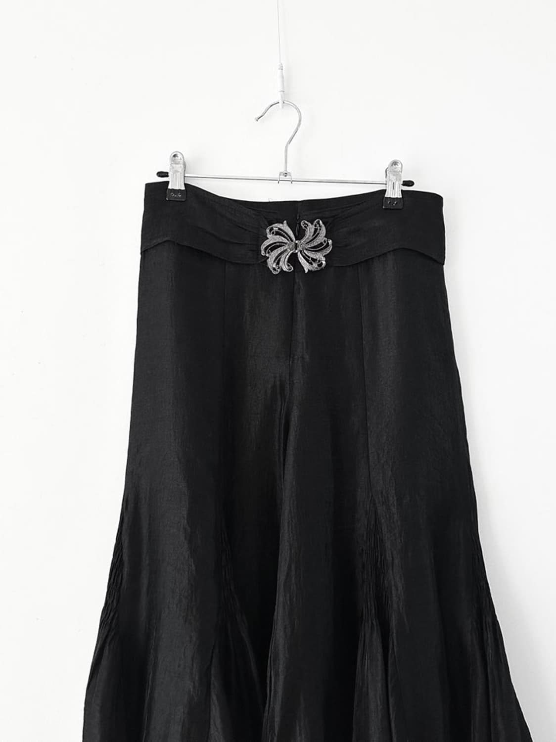 Mermaid fly buckle pants / black 상품이미지3