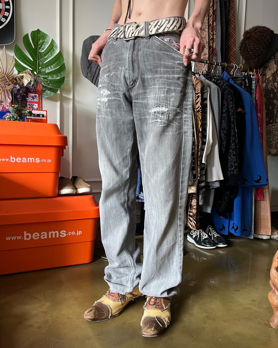 1990s Marlboro Classics Boro Denim Pants 상품이미지1