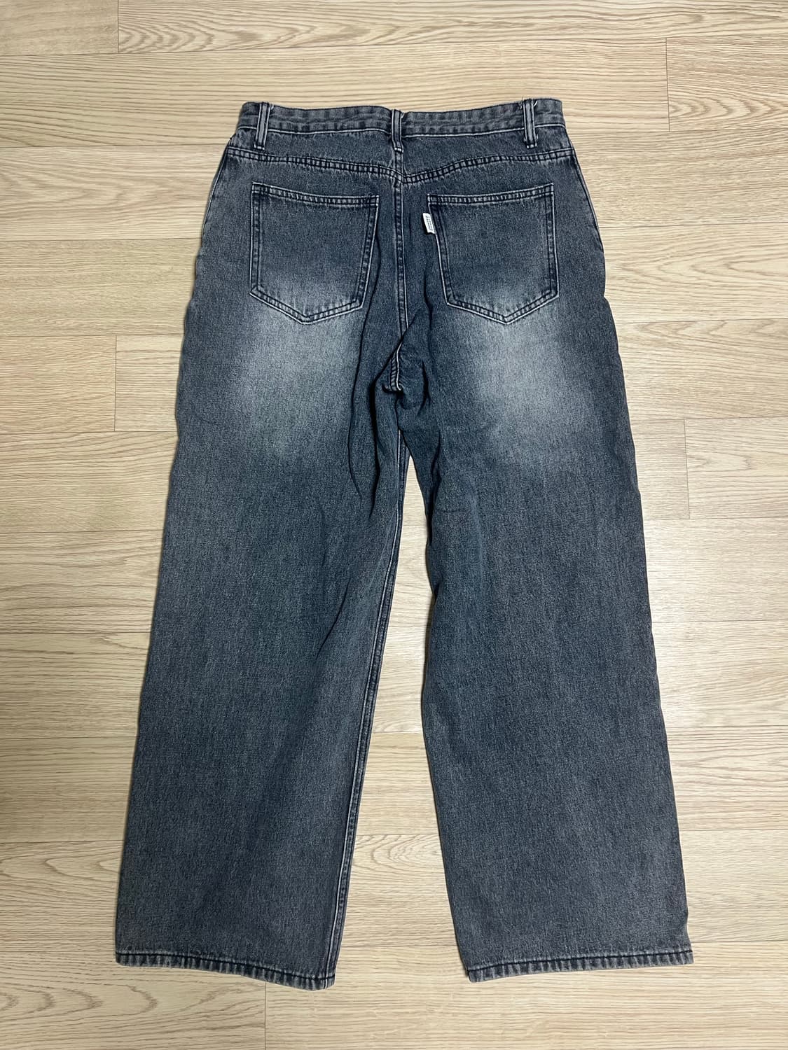 콘트로바날레 워싱 와이드 데님 M 상품이미지2