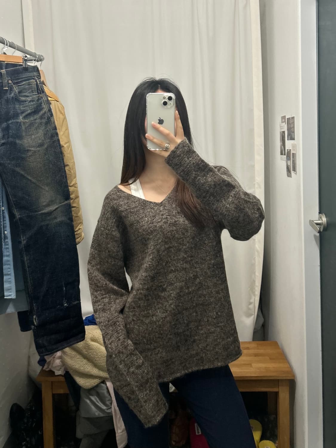 urban research 니트 브이넥 상품이미지4