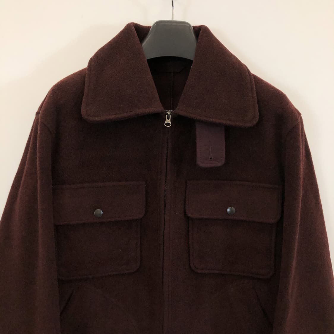 유니클로U 울 블렌드 헤링턴 후리스 L 상품이미지3