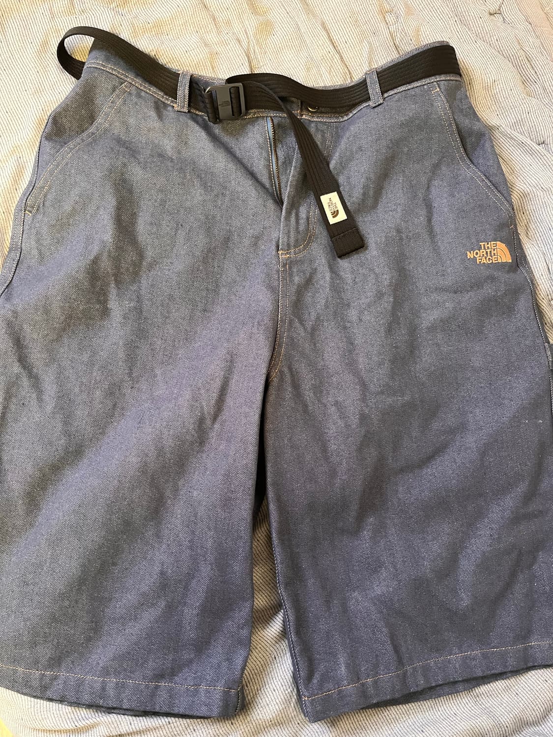 노스페이스 데님 버뮤다 팬츠 (벨트포함) 상품이미지1