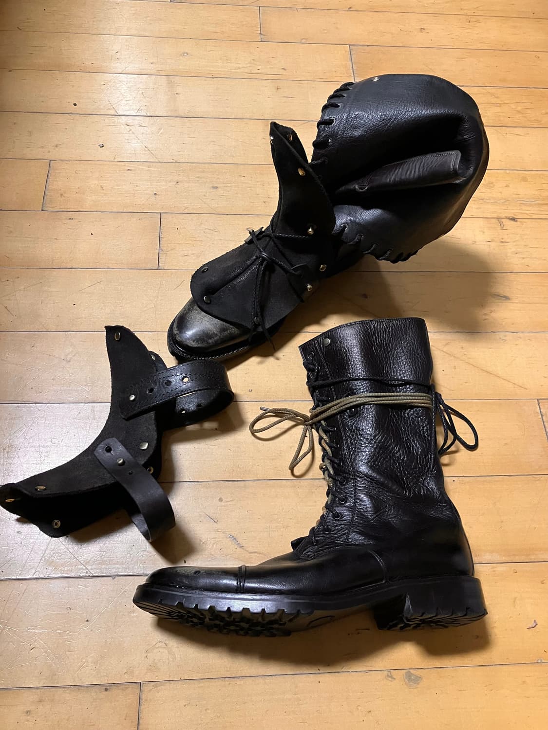 Jean paul gaultier 장폴고티에 아머 파츠 몬스터 롱 부츠 상품이미지7