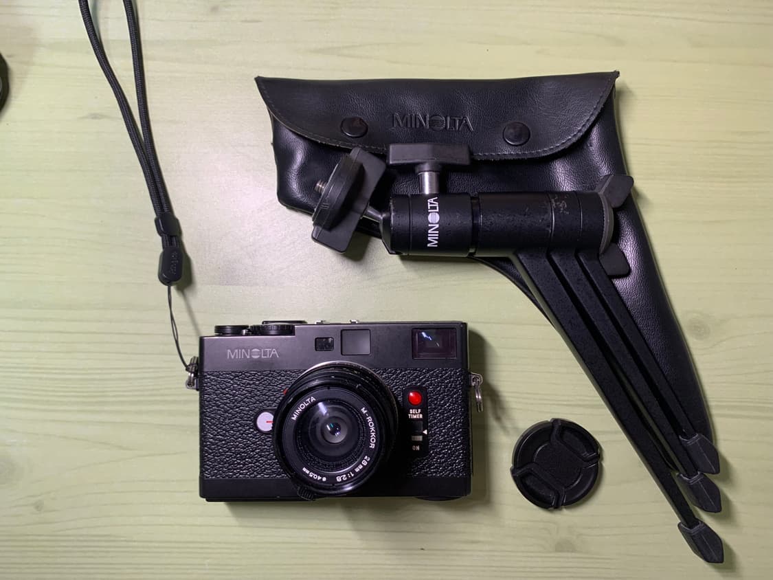 미놀타 cle, 28mm렌즈, 정품삼각대 상품이미지1