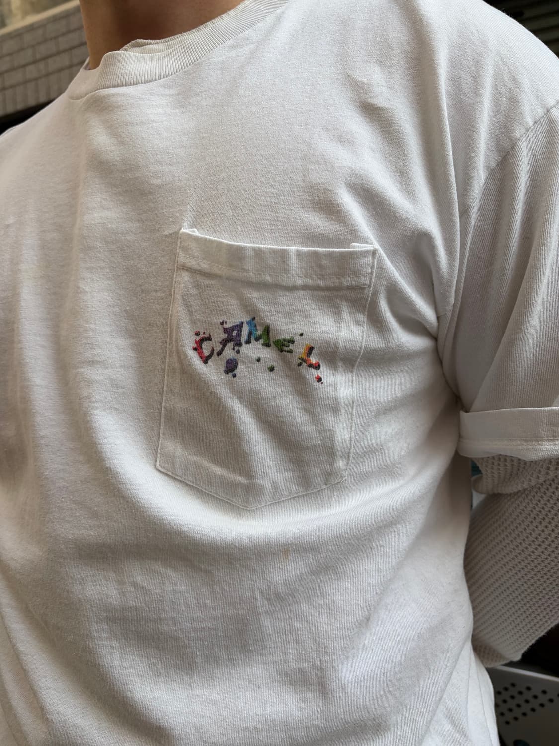 90‘s Camel Cigarettes Rainbow logo T 상품이미지9