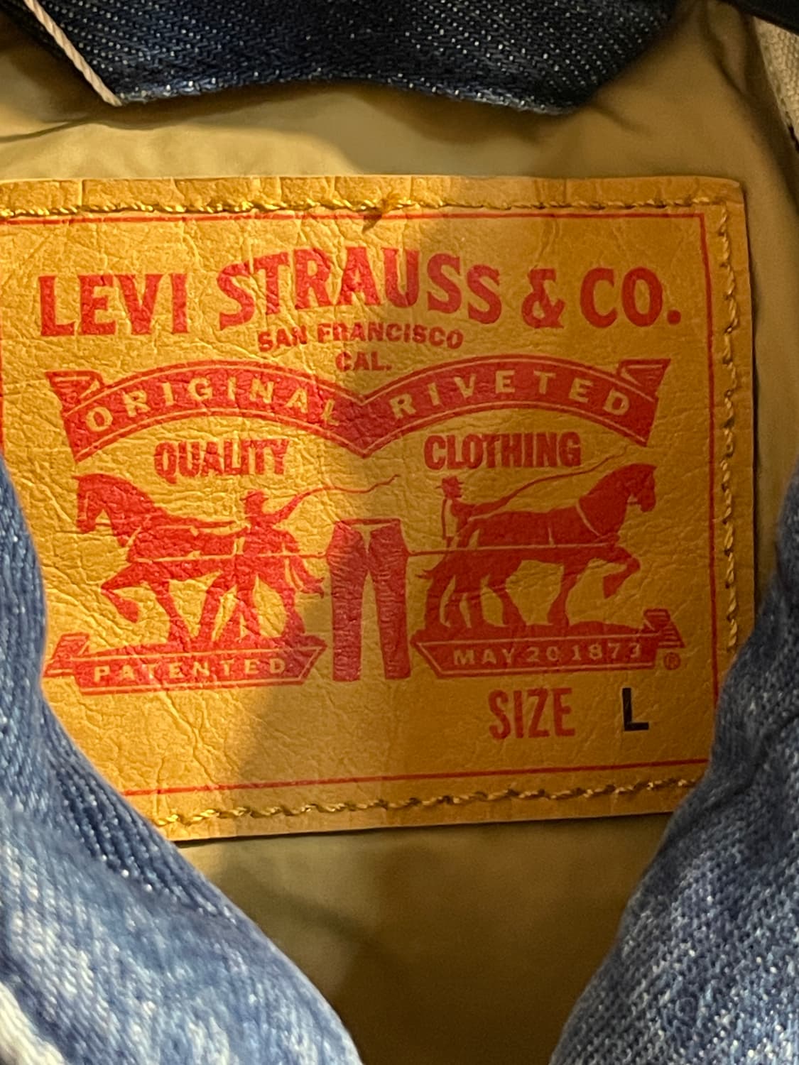 리바이스 퀼팅 데님 자켓 상품이미지3