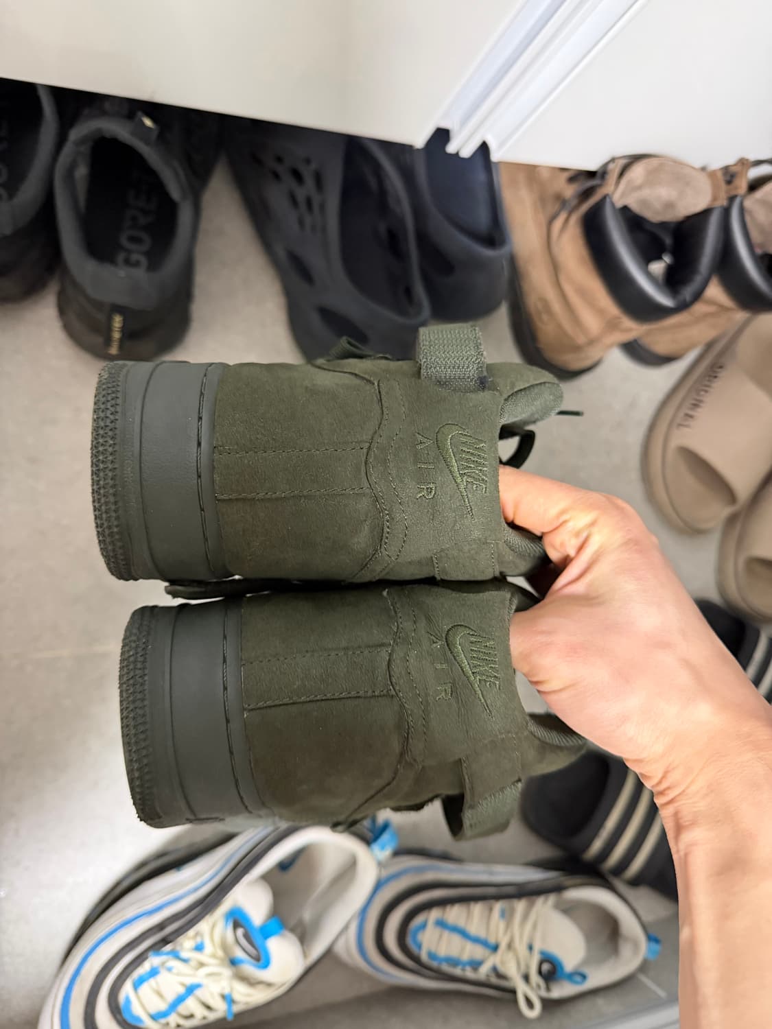 나이키 x 빌리 아일리시 에어포스 1 하이 '07 SP 세쿼이아 상품이미지5