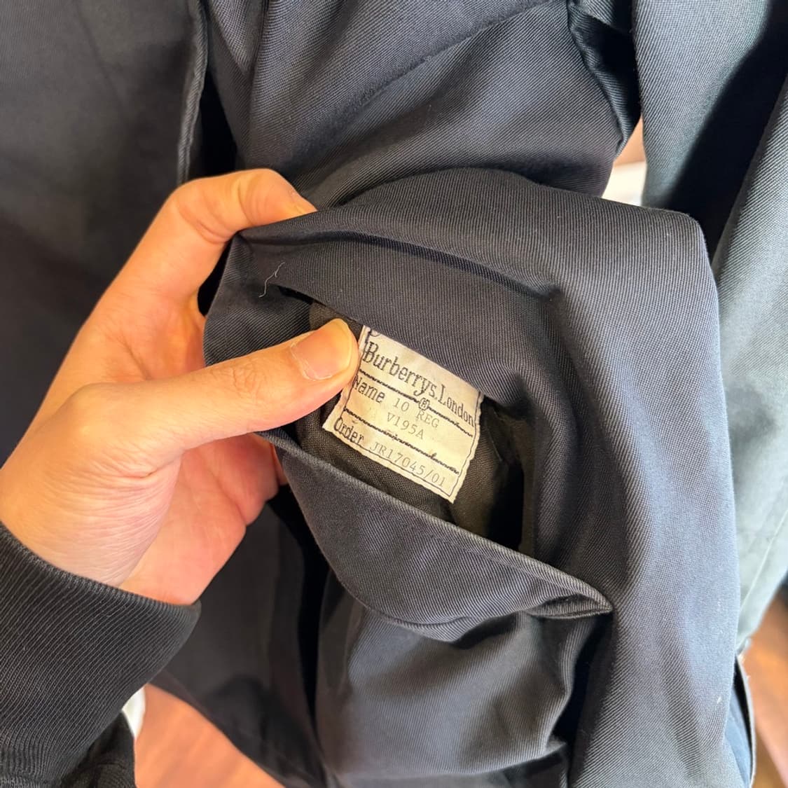 15936 - 버버리 네이비 블루종 자켓 상품이미지4