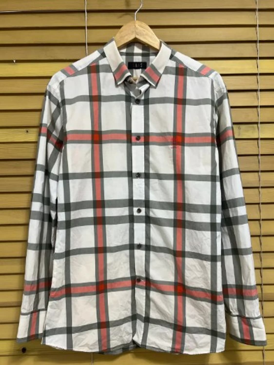 닥스 남성 체크코튼셔츠 100 상품이미지2