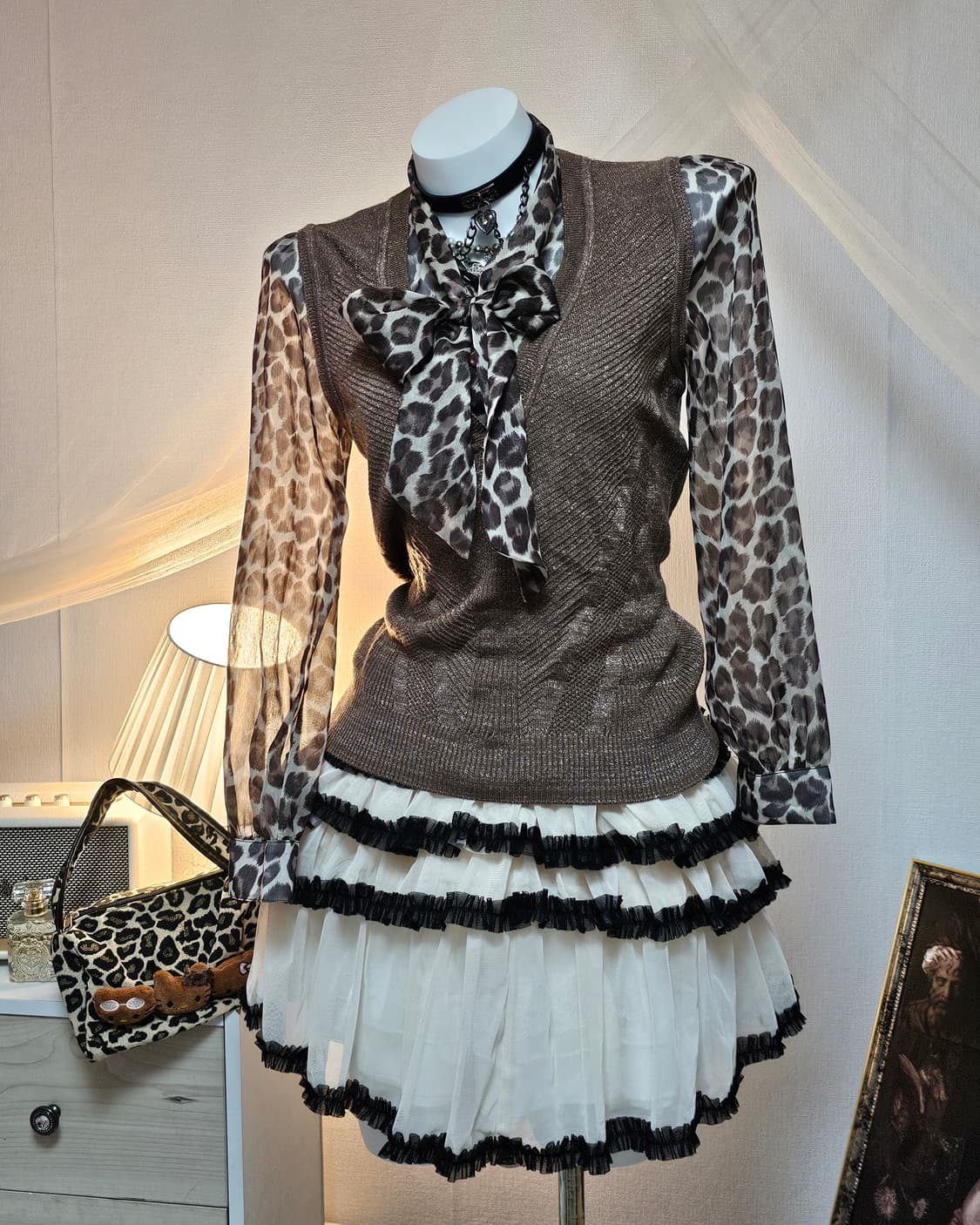 Heisei gyaru look style set 상품이미지2