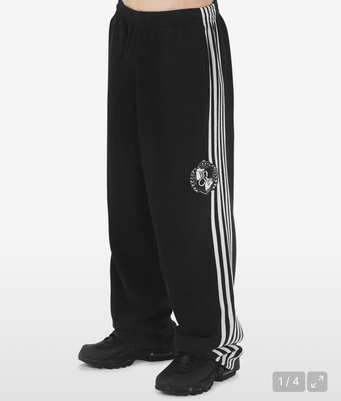 ATHLETIC SWEAT PANTS - WASHED BLACK 상품이미지1