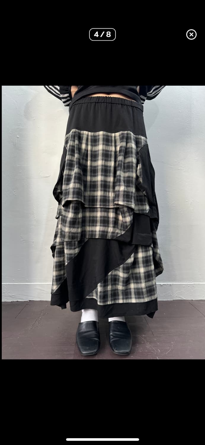 pneumaire design long skirt 상품이미지4