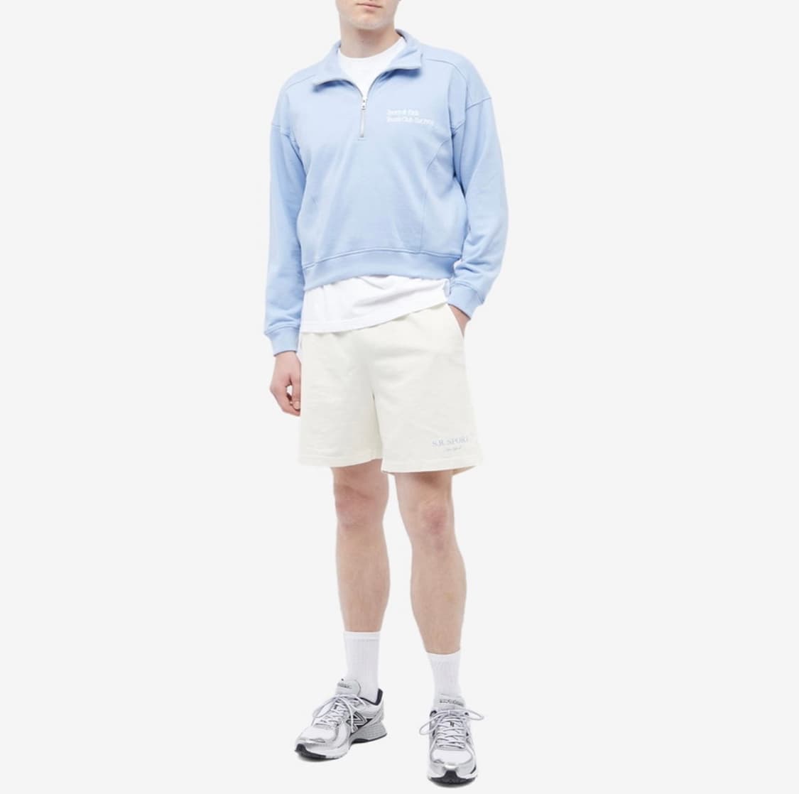 Sporty&Rich 스포티앤리치 쿼터집 풀오버 [L] 상품이미지4