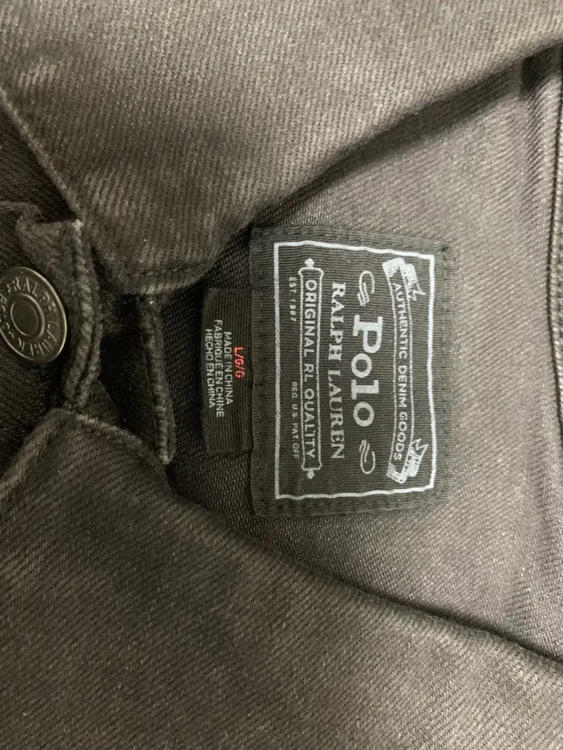 (L)폴로 랄프로렌 가먼트다이 데님 트러커 상품이미지3