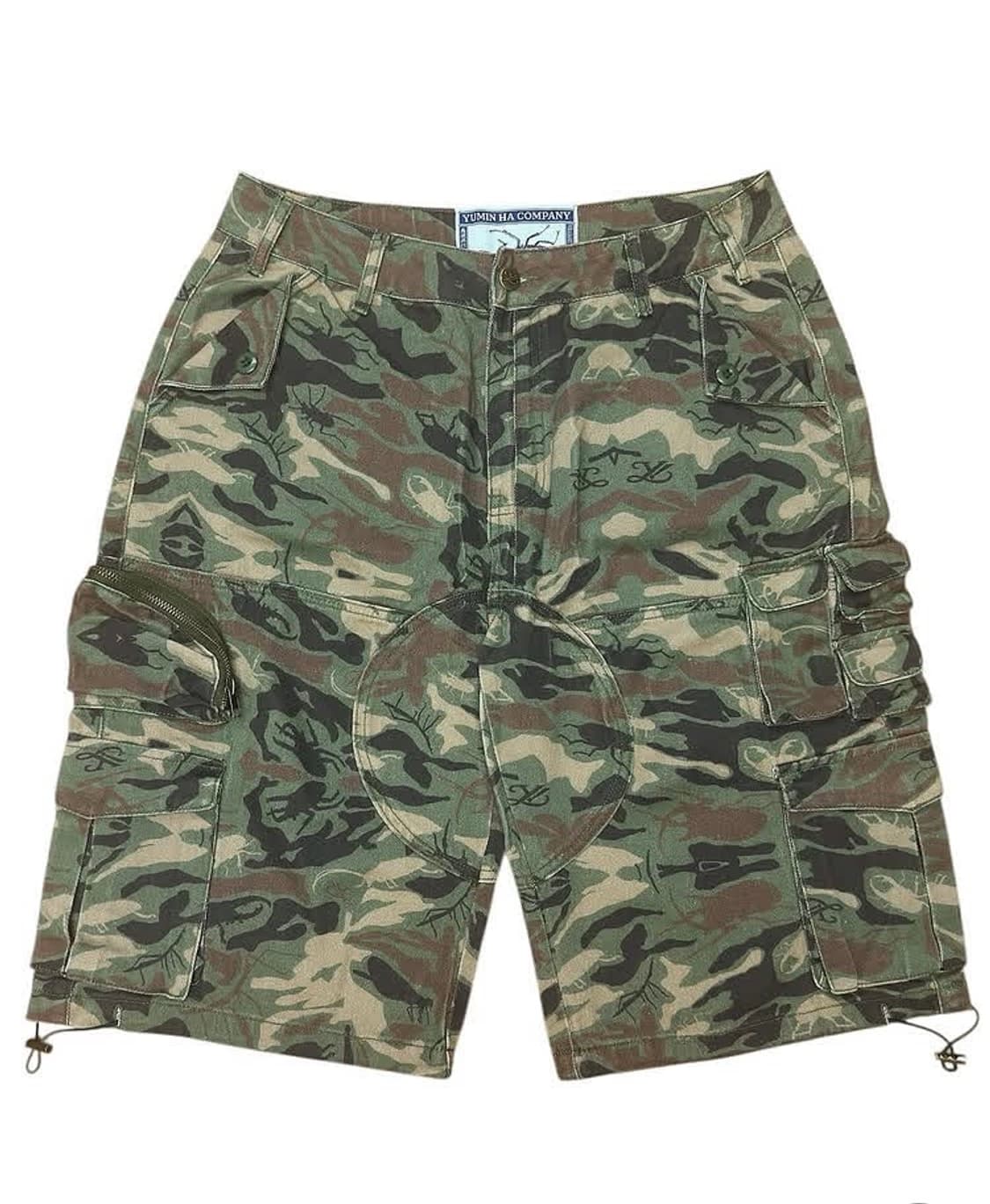 Yuminha beetle camo cargo shorts 상품이미지2