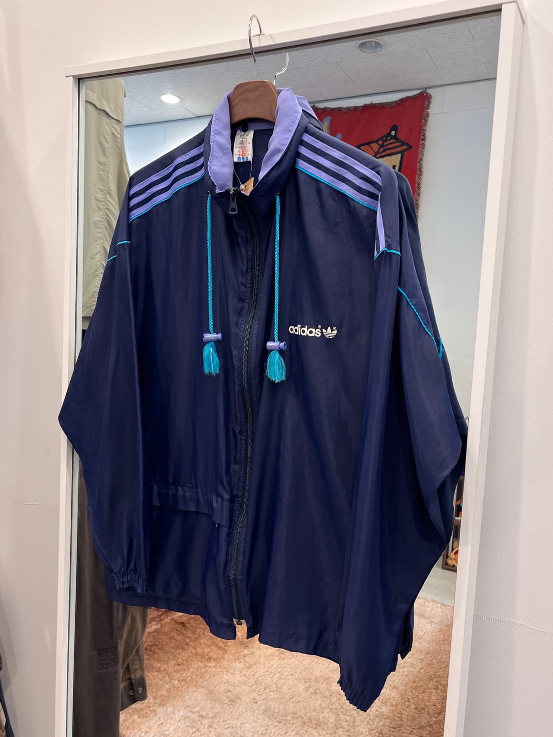 80-90s Adidas 아디다스 올드스쿨 후드 집업 자켓 상품이미지1