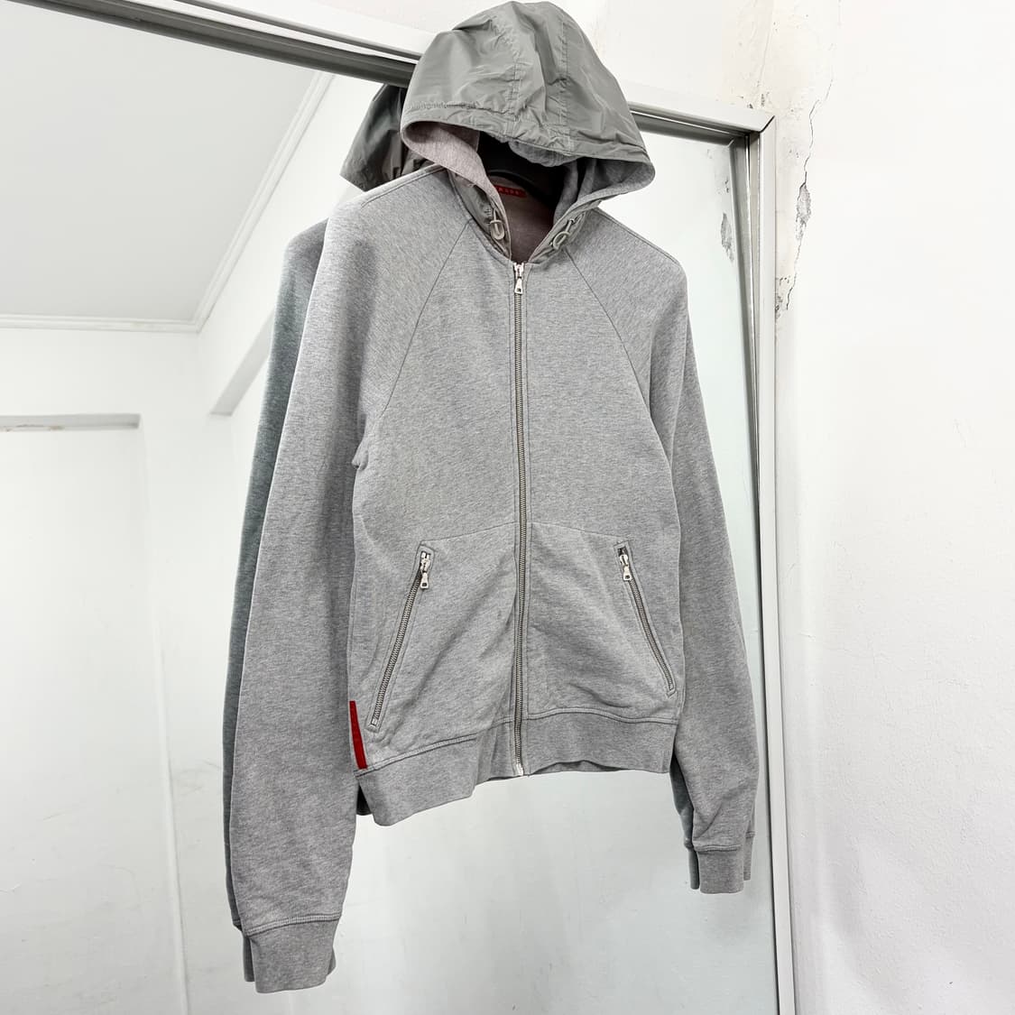 프라다 스포츠 나일론 후드 집업 자켓 상품이미지1