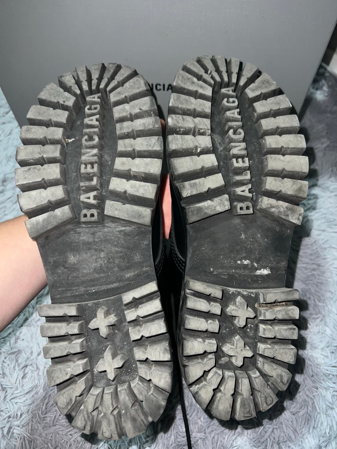 발렌시아가 스트라이크 레이스업 부츠 43사이즈 풀박스 상품이미지5