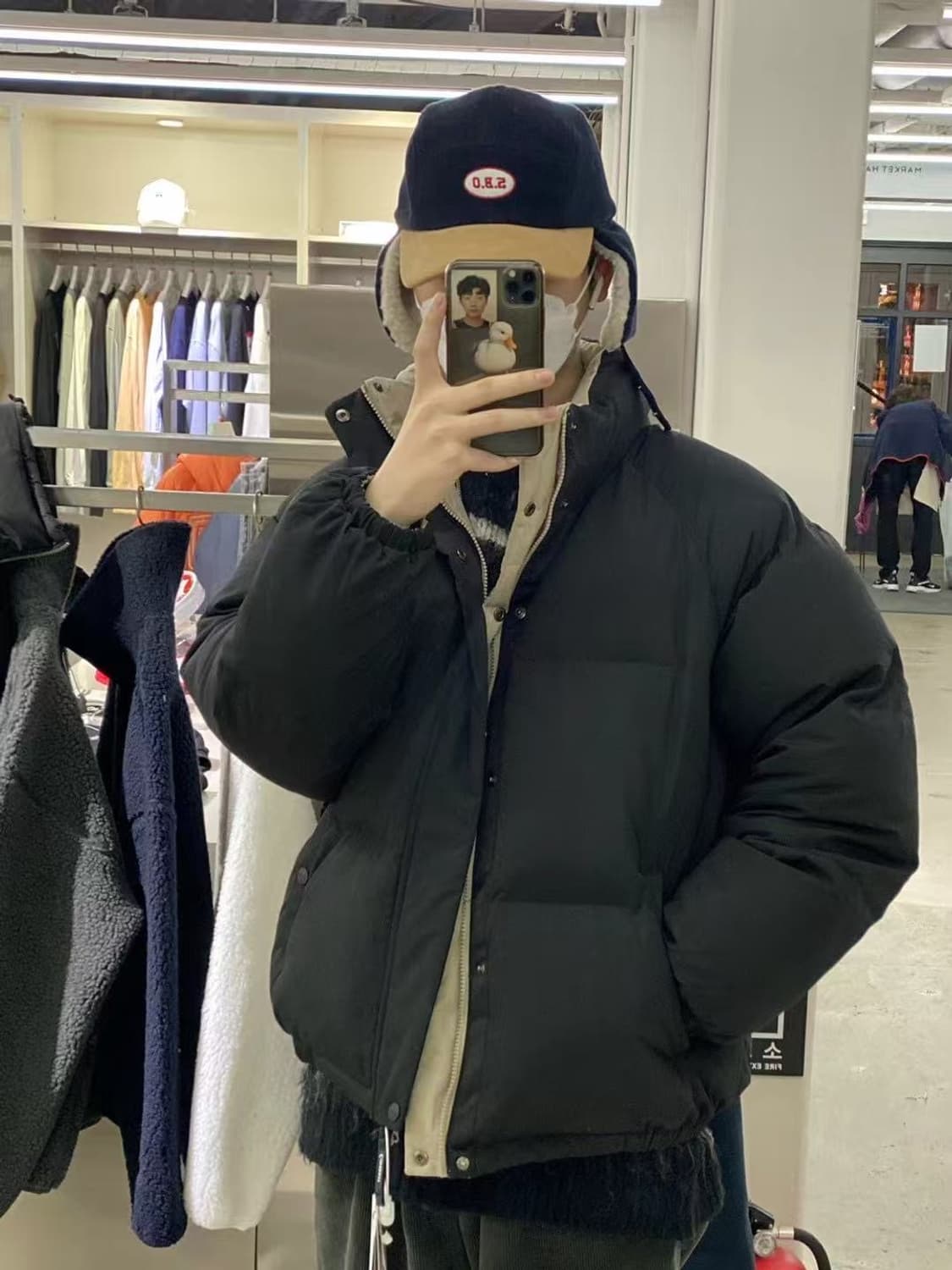 커버낫 양면 쇼패딩 S사이즈 상품이미지4