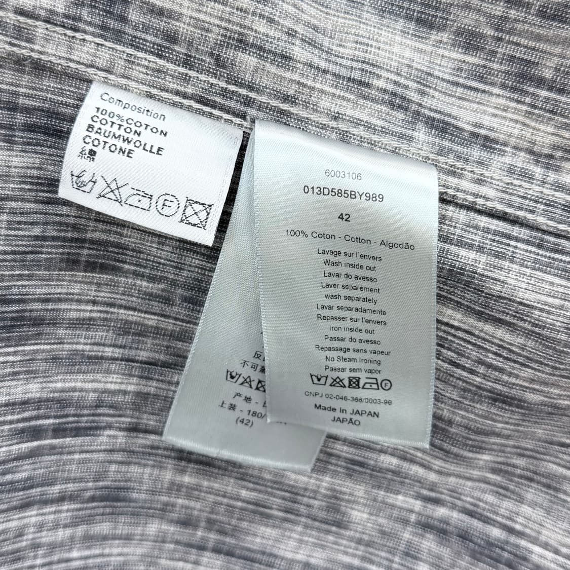 [42/정품] 디올 오블리크 카스리 데님 오버셔츠 자켓 상품이미지6