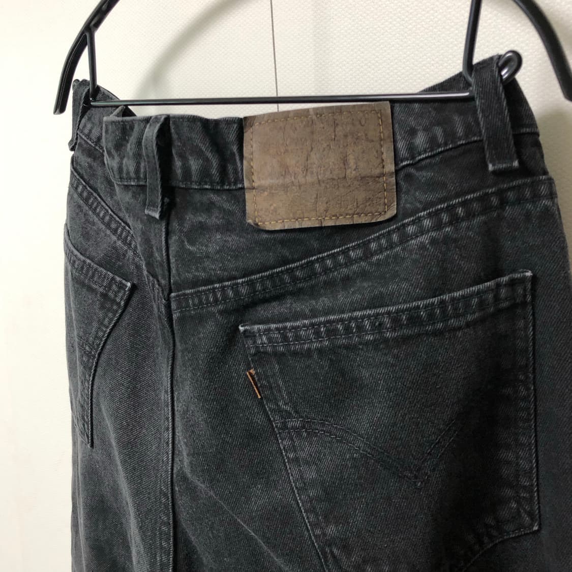 90s Made in USA 리바이스 오렌지탭 550 블랙 36 상품이미지6