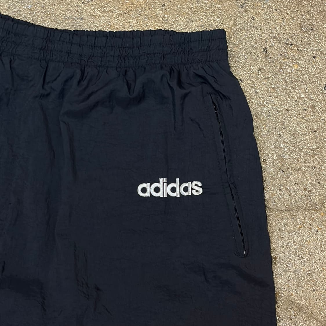 레어 80s USA 아디다스 삼선 츄리닝 트레이닝팬츠 바람막이 팬츠 상품이미지5