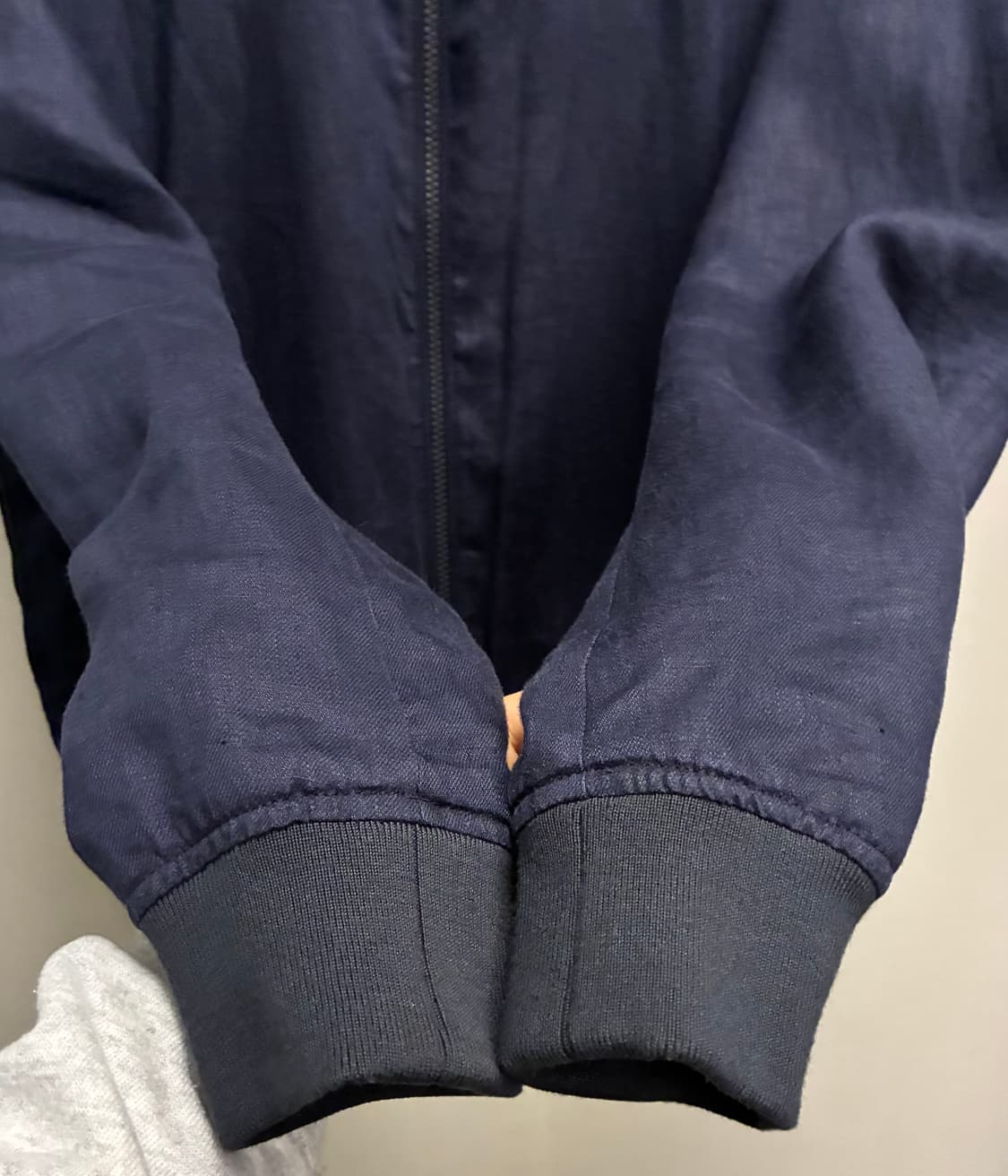 (L/100)마시모두띠 린넨 코튼 해링턴 봄버자켓 린넨자켓  마시모두띠  상품이미지5