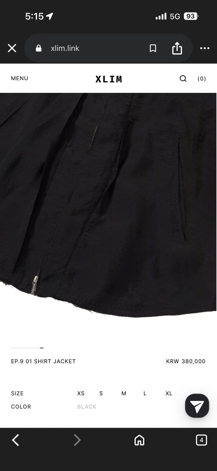 xlim ep.9 셔츠자켓 상품이미지5