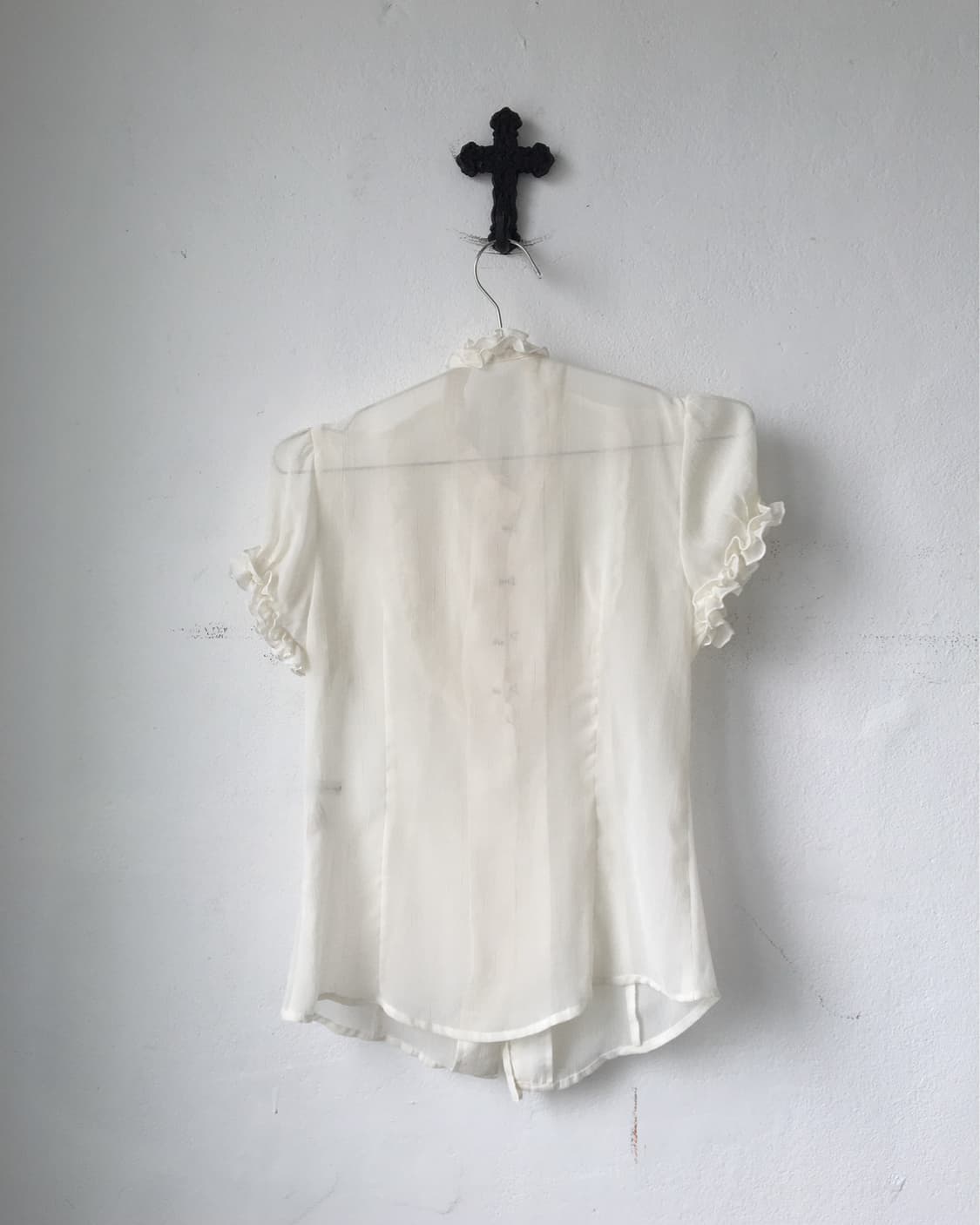 Frill point blouse 상품이미지3