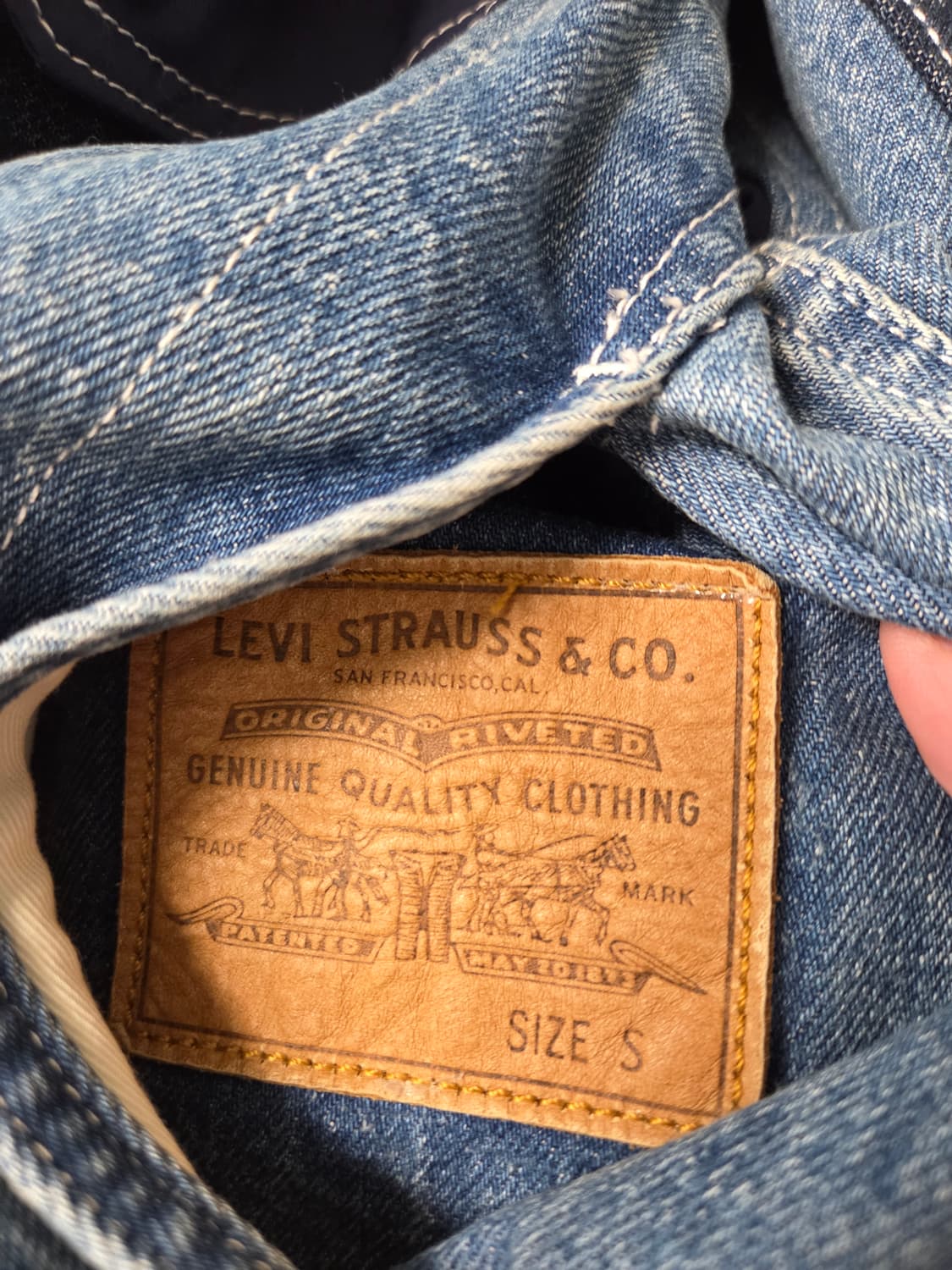 뉴발란스x리바이스 리버시블 패디드 자켓 S 상태 최상 상품이미지6