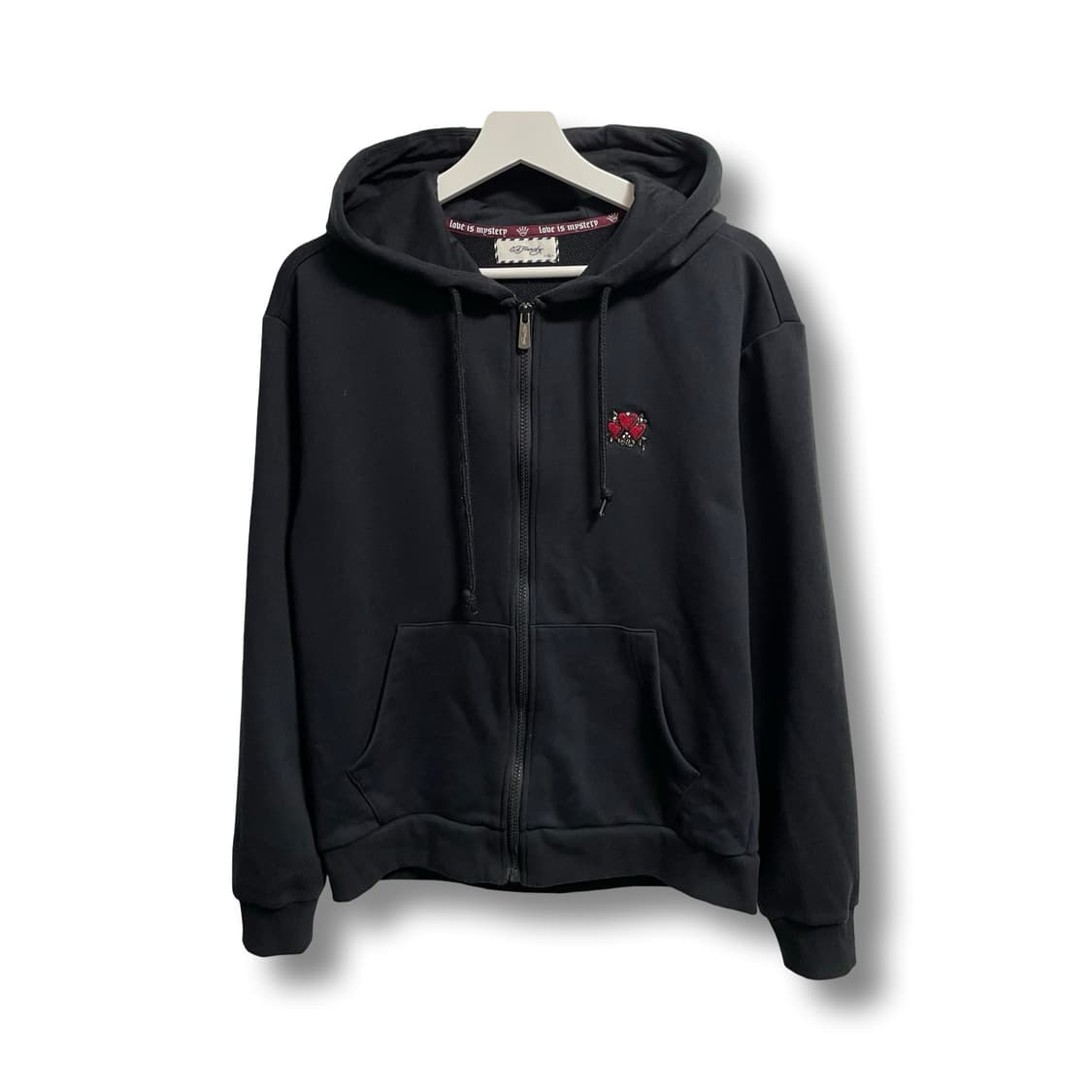 [M] 에드하디 블랙 후드집업 상품이미지1